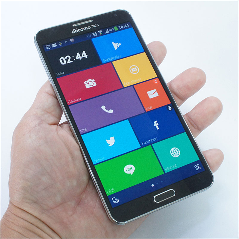 ホーム画面をかっこよく替えてみる Galaxy Note 3